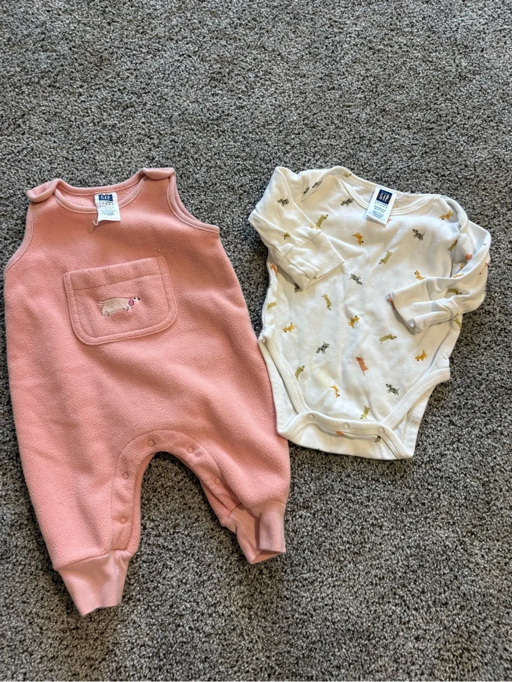 Vintage Y2K era Gap Newborn Girl Long-sleeve Outfits